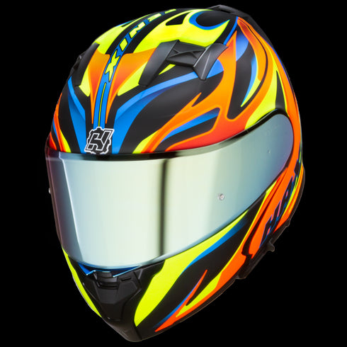 Casco Amatista Fenix Nar/Ama/azul Hax
